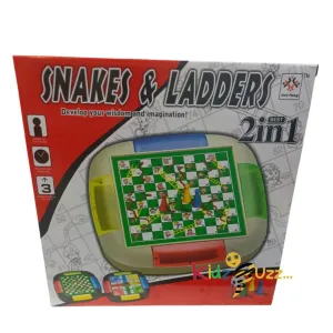 2 in 1 Ludo Game -Snakes and Ladders Childrens Board