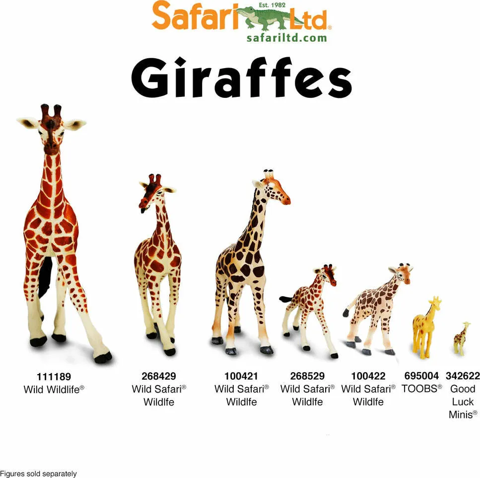 Adult Reticulated Giraffe Figurine