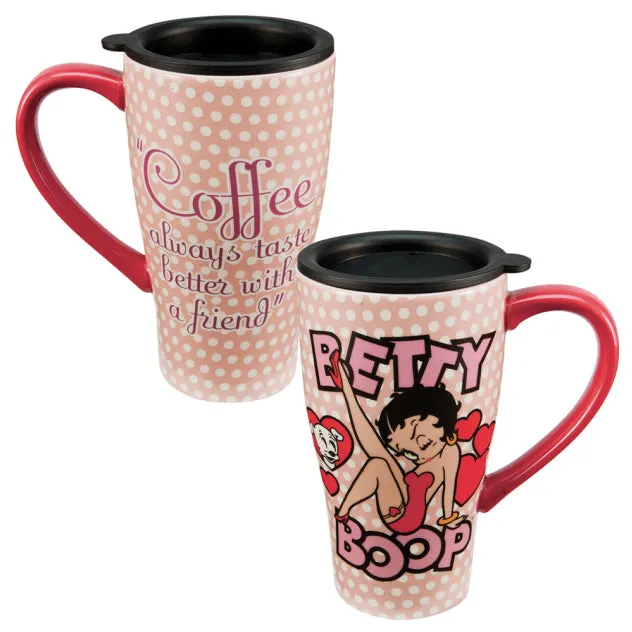 Betty Boop Leg Kick Travel Mug