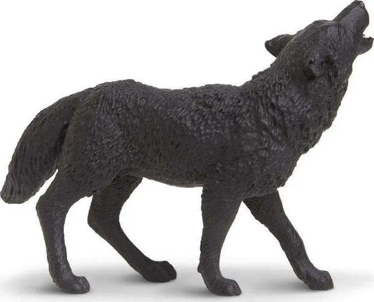 Black Wolf Figurine