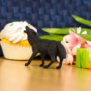 Black Wolf Figurine
