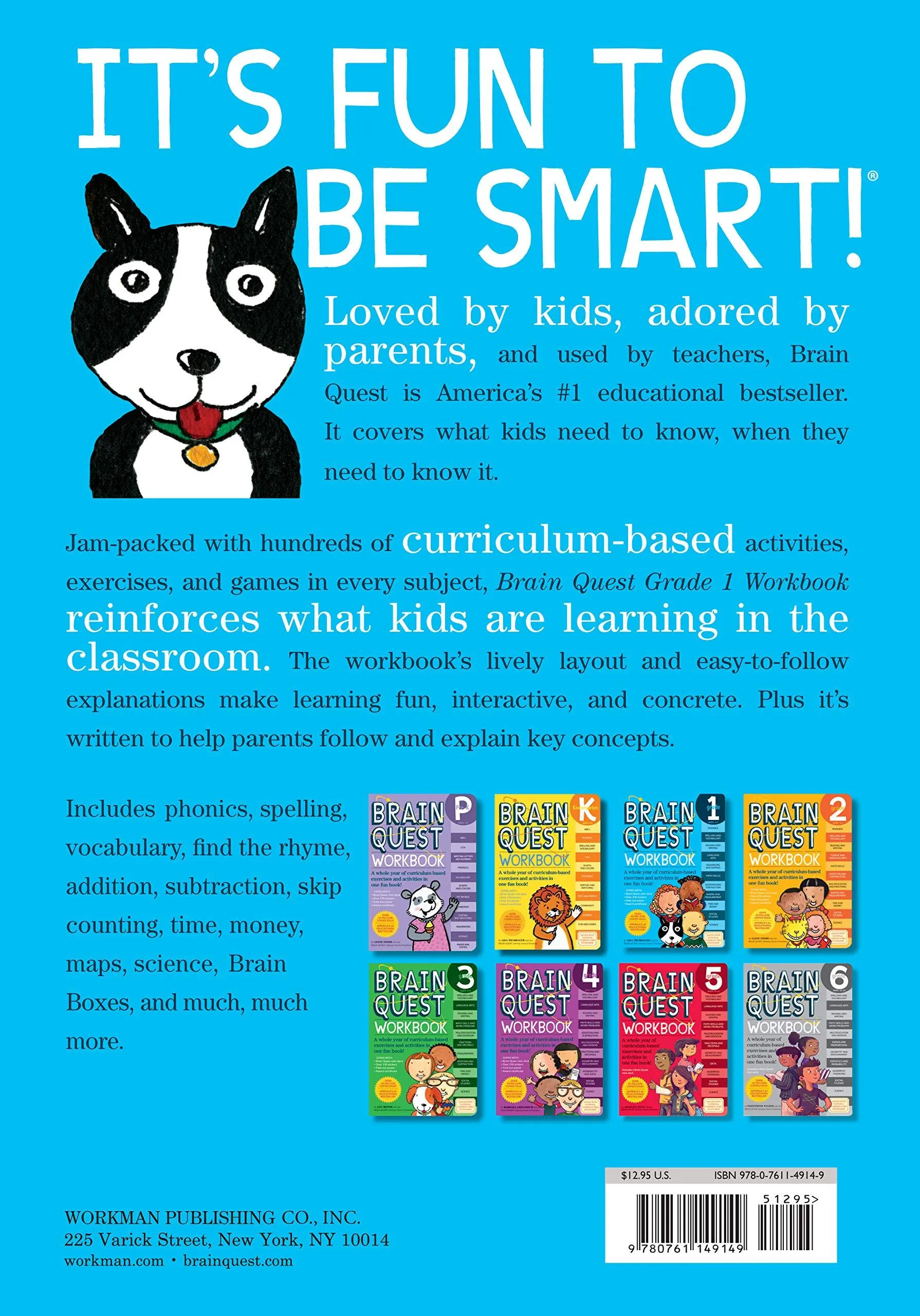 Brain Quest Workbook: Grade 1
