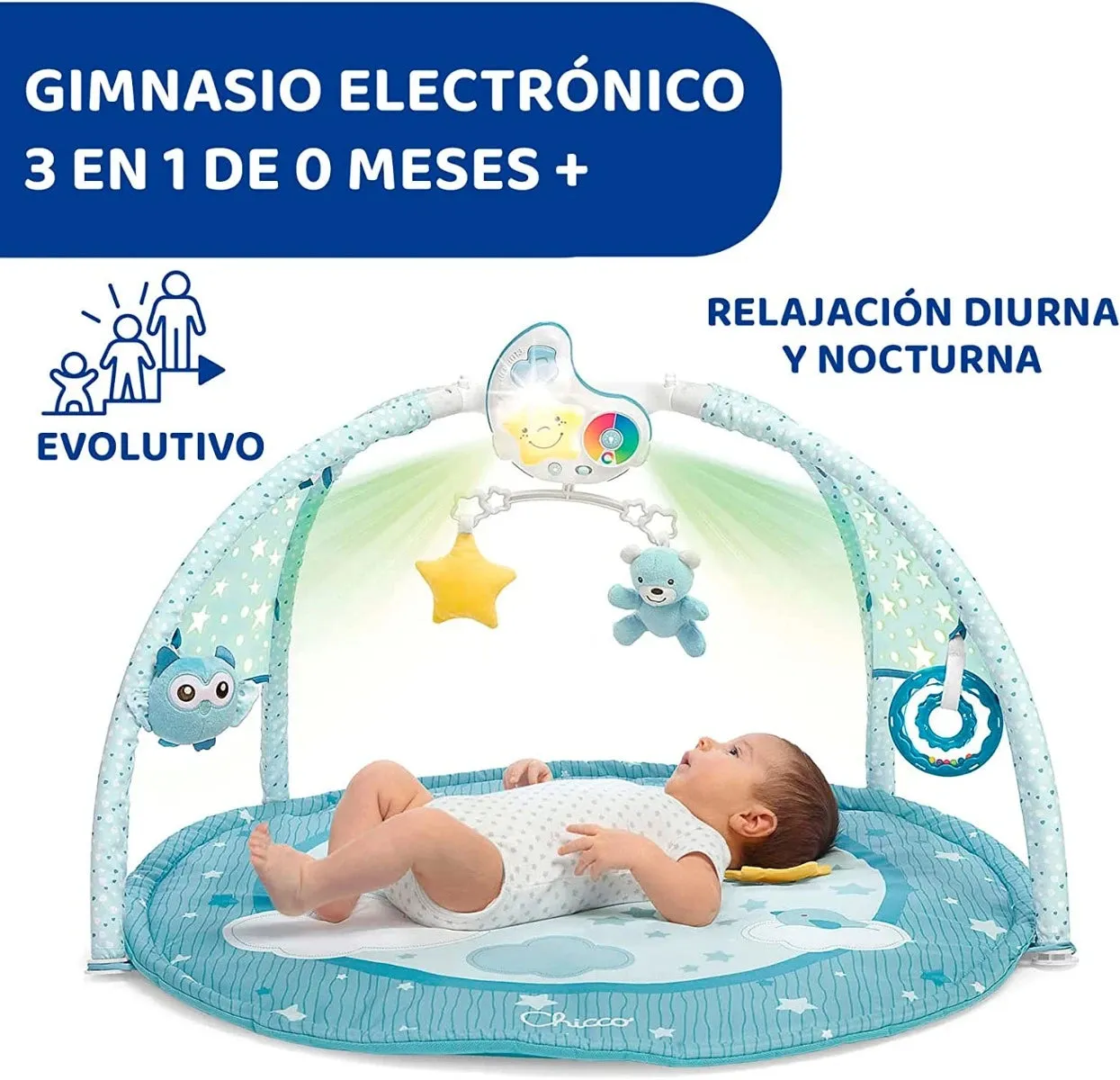 Chicco First Dreams Enjoy Colors Playgym - Blue