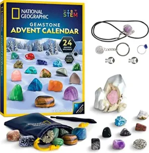 Children's advent calendar with National Geographic Gemstone