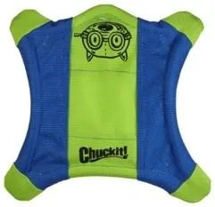 Chuckit! Flying Squirrel Dog Toy (Medium, Blue)