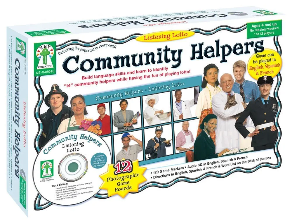 Community Helpers Listening Lotto