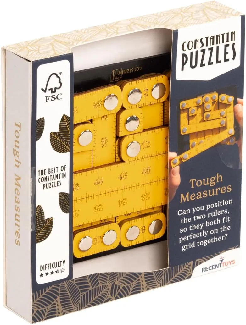 Constantin Tough Measures Puzzle Brainteaser from Recent Toys - Advanced Problem Solving Fun