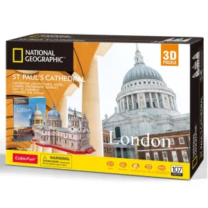Cubic Fun National Geographic 3D Puzzle St. Paul's Cathedral London