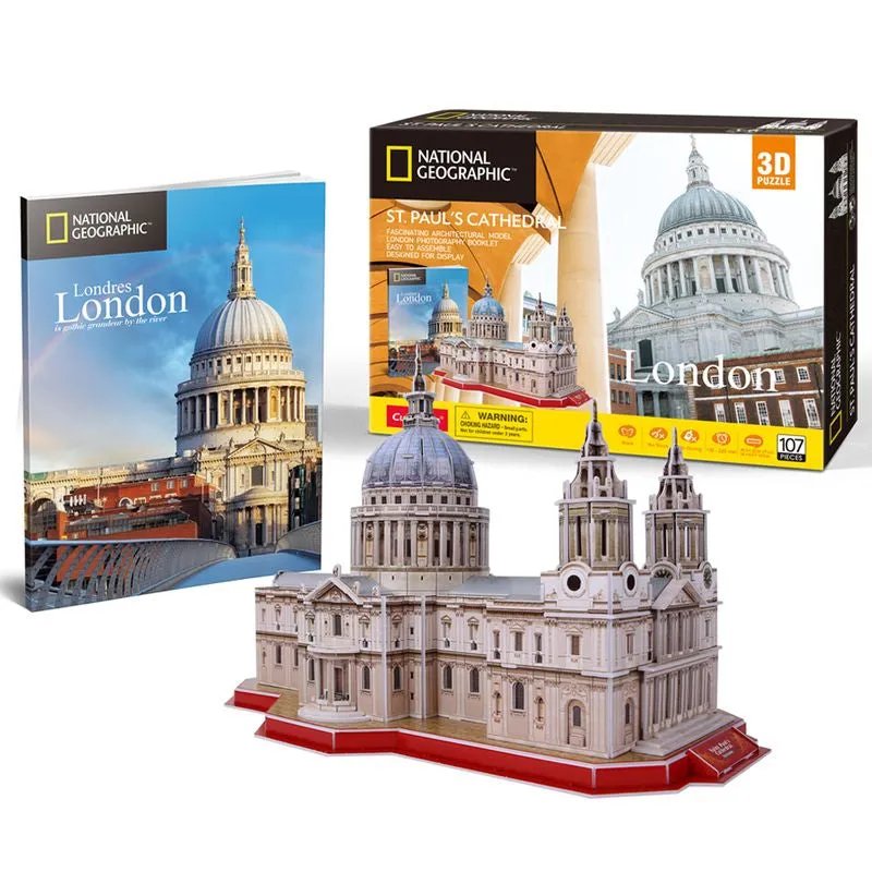 Cubic Fun National Geographic 3D Puzzle St. Paul's Cathedral London