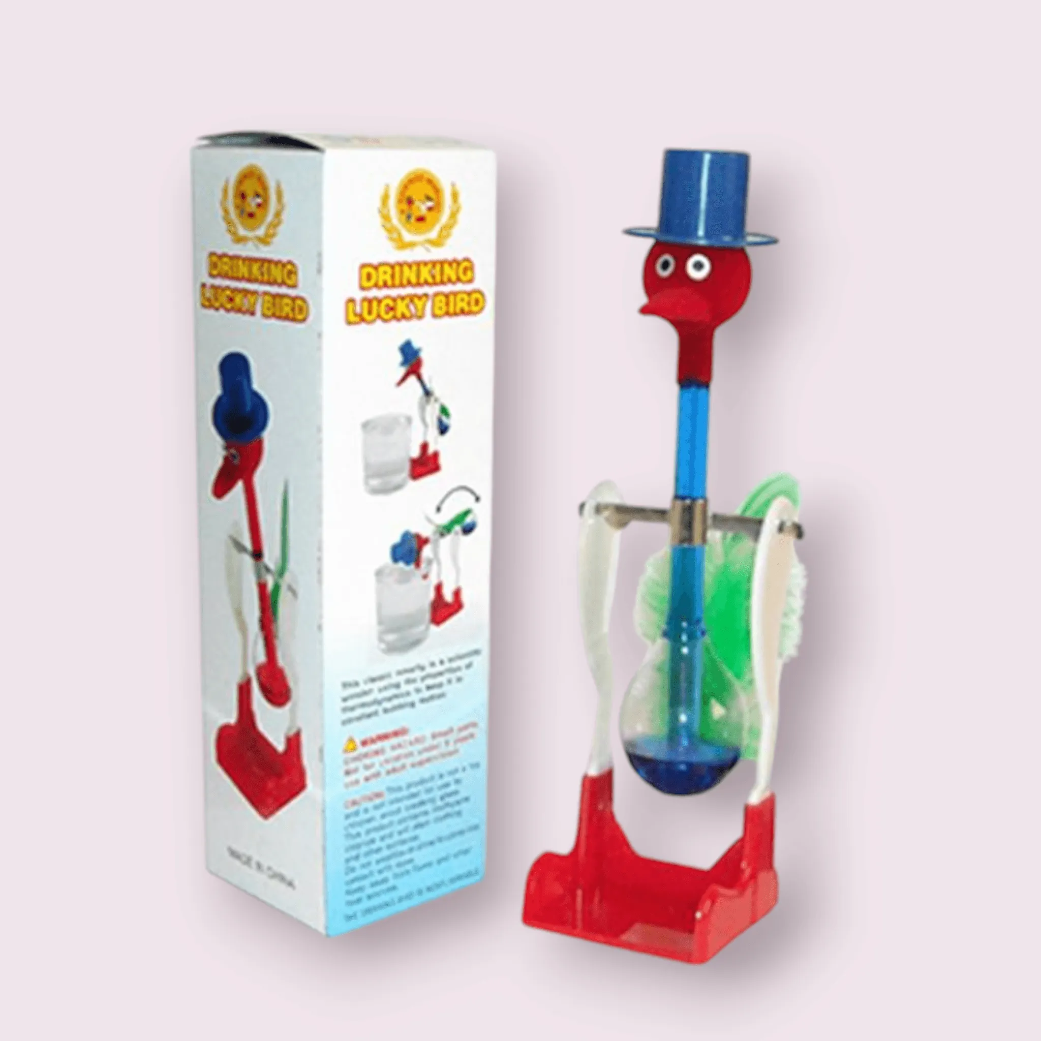 Engaging Perpetual Motion Drinking Bird Toy - Educational Desk Decor