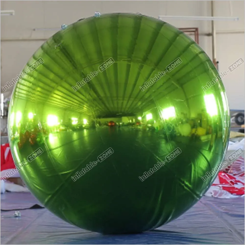 Event Party Inflatable Mirror Ball Show Advertising Mirror Ball For Commercial Street Decoration