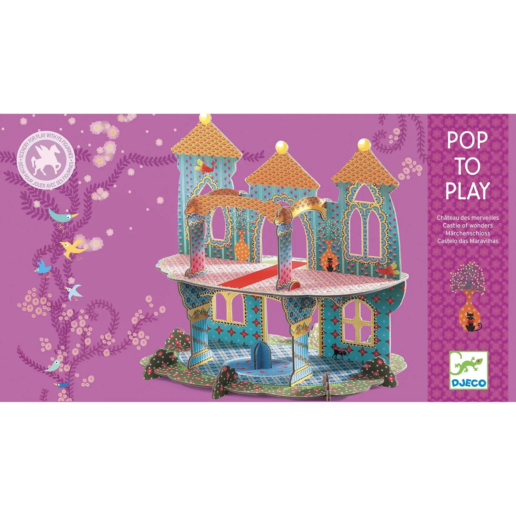 Fairy Castle Play Set - Pop to Play Castle of Wonders