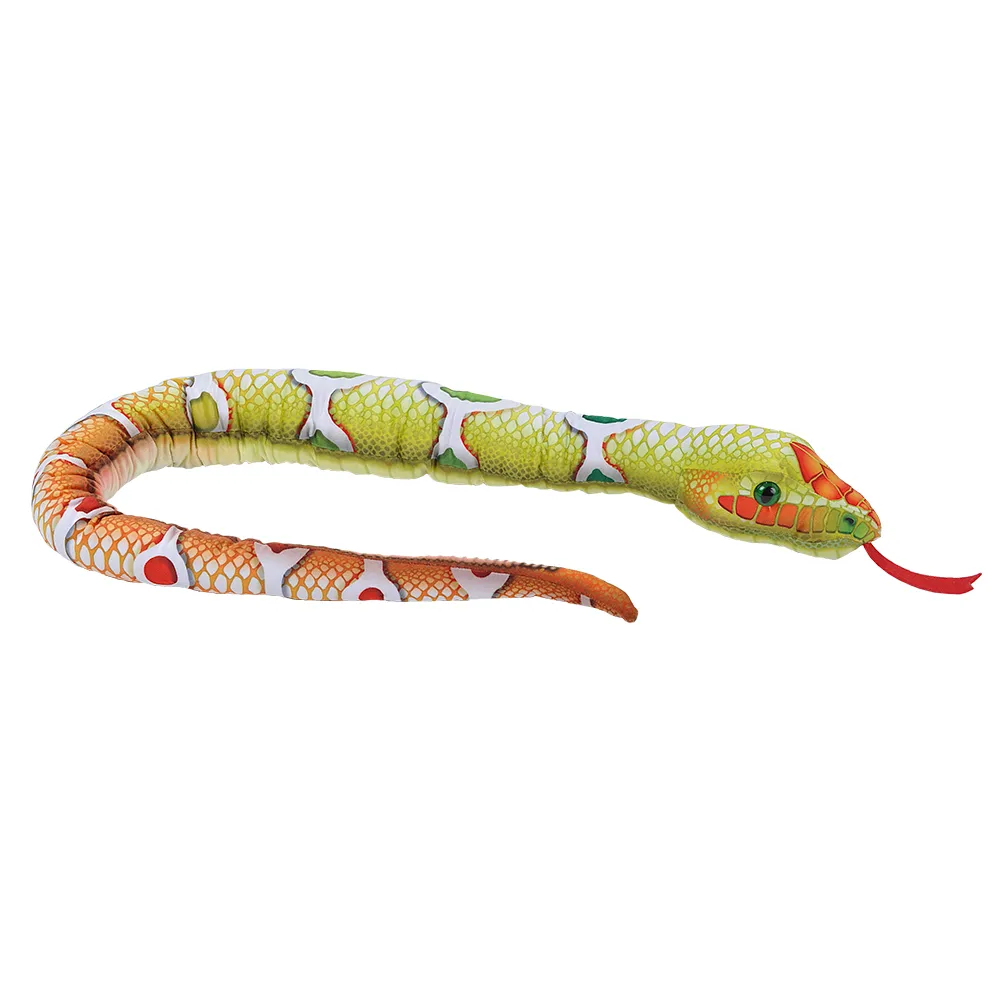 Green Snake Stuffed Animal - 53"