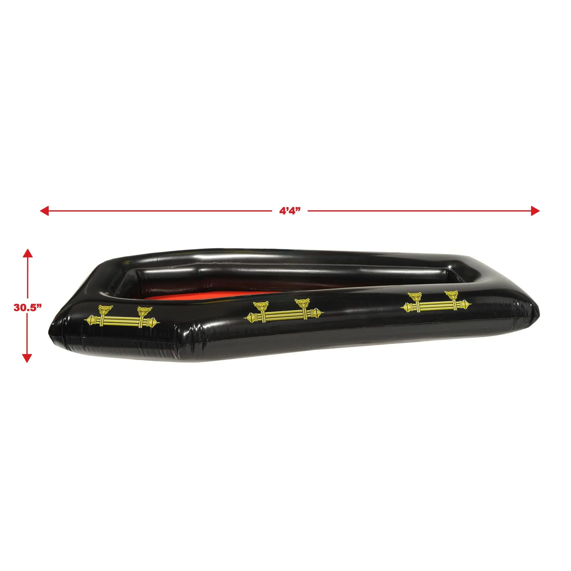 Halloween Party Supplies - Inflatable Black Coffin Buffet Cooler (52")