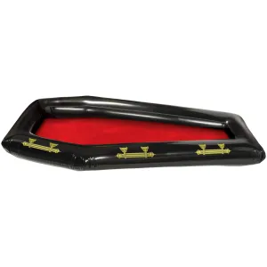 Halloween Party Supplies - Inflatable Black Coffin Buffet Cooler (52")