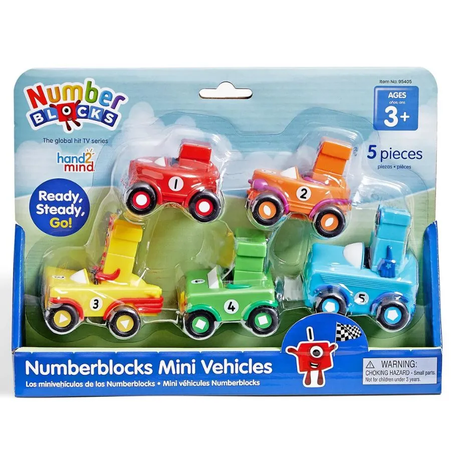 hand2mind - Numberblocks Mini Vehicles Set of 5