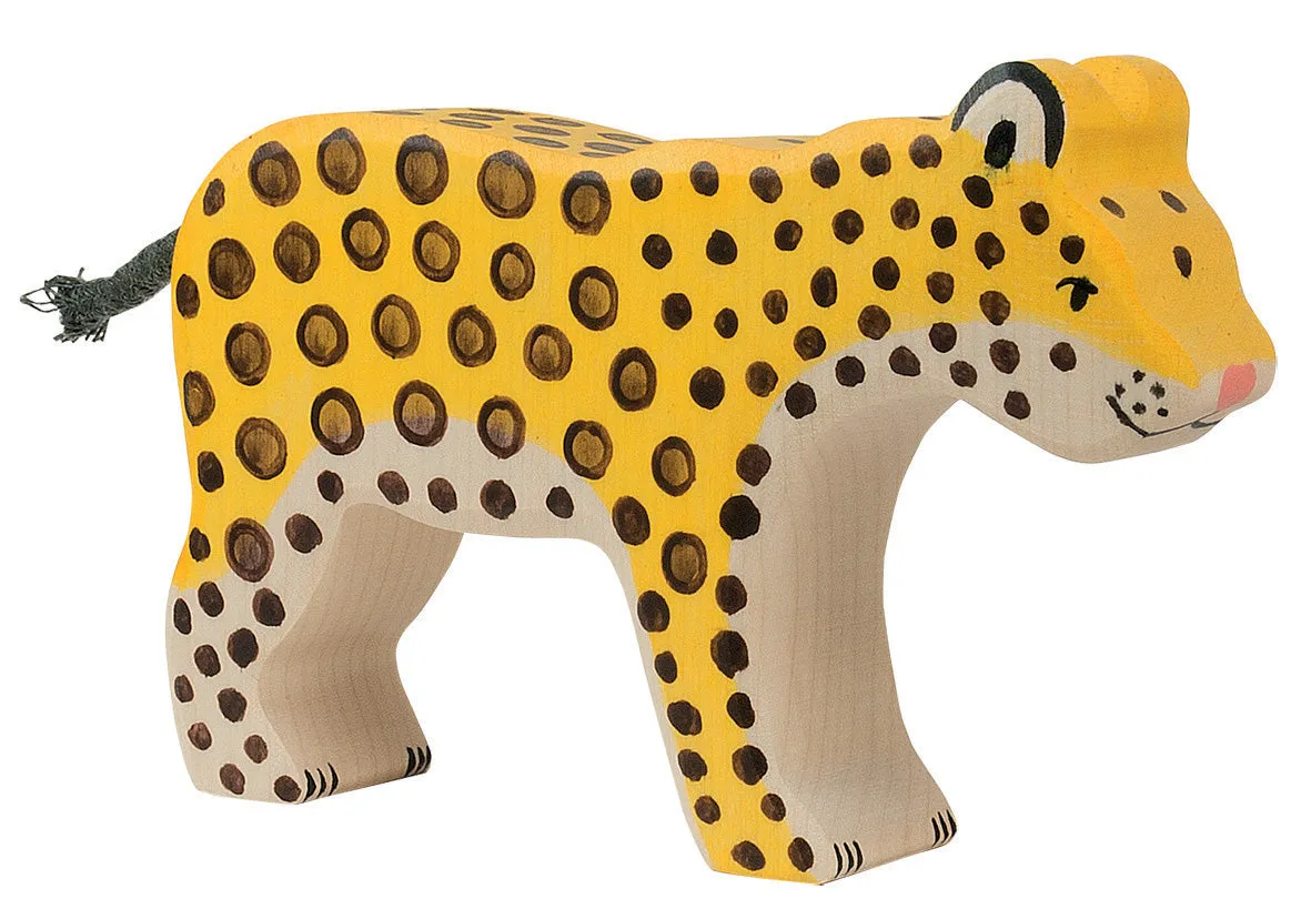 Holztiger Leopard