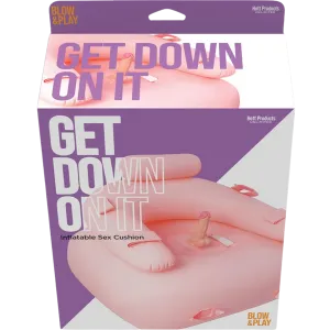 Hott Products Unlimited Get Down On It Inflatable Vibrating Dildo