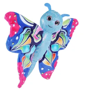 Huggers Blue Butterfly Stuffed Animal- 8"