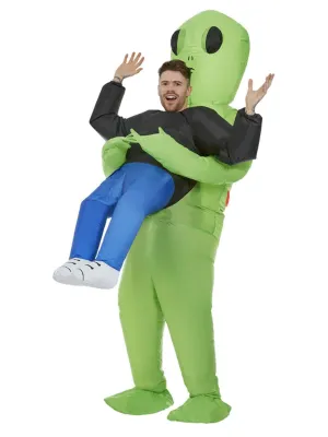 Inflatable Alien Abduction Costume, Green