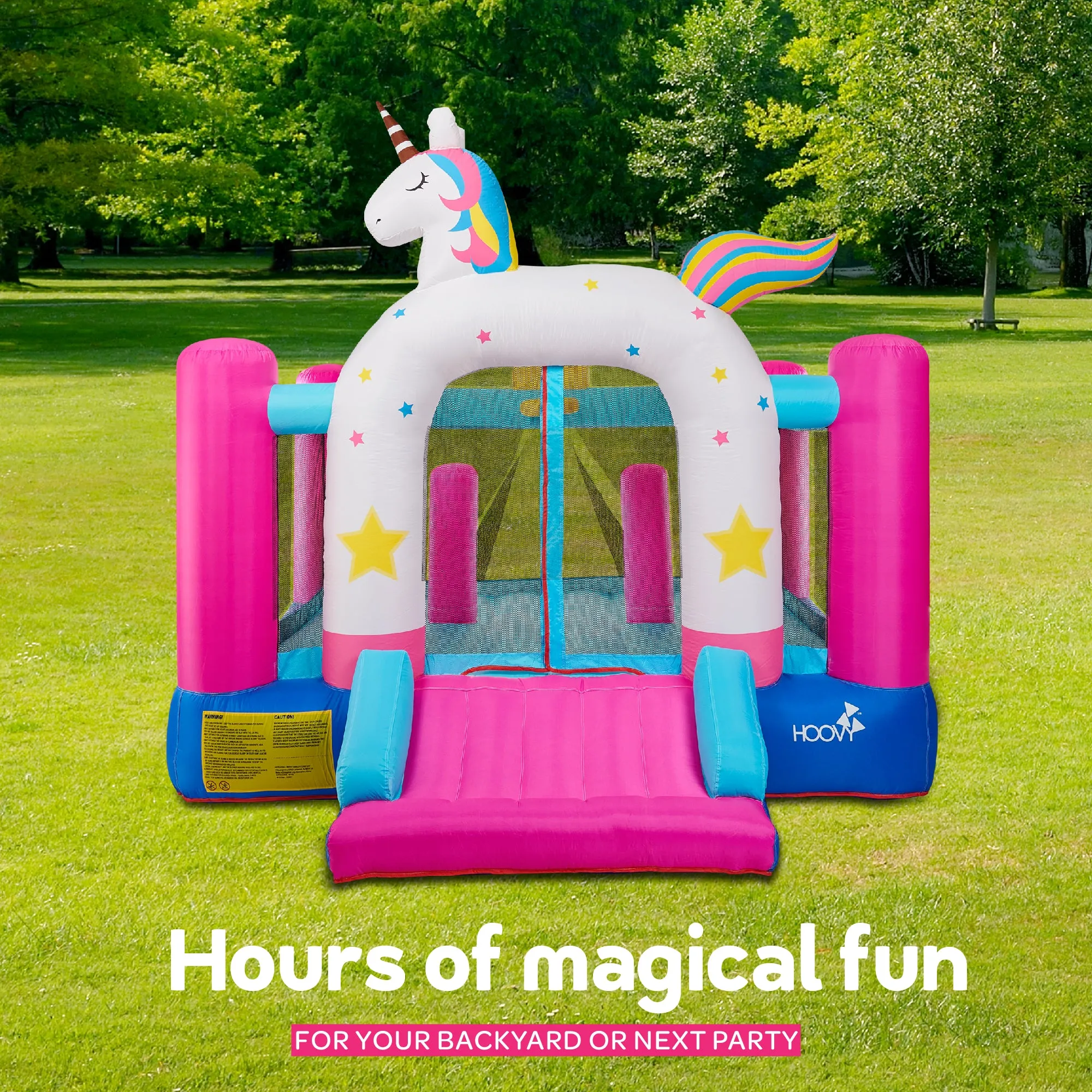 Inflatable Unicorn Themed Bounce House