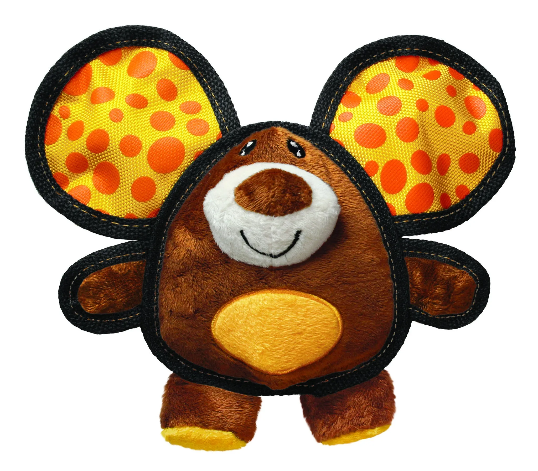 KONG Ballistic Ears Bear Dog Toy