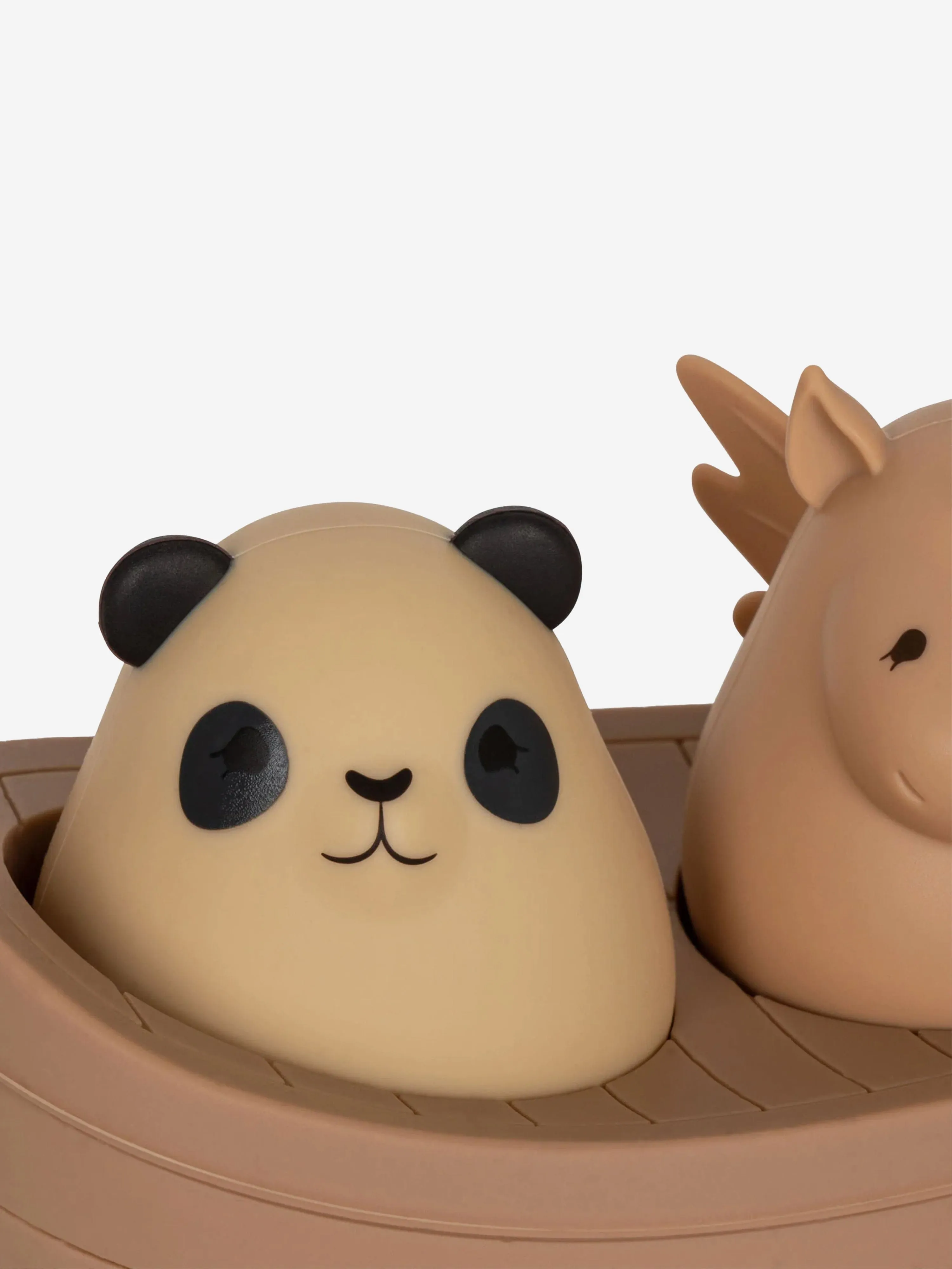 Konges Sløjd Baby Panda And Unicorn Boat Bath Toys in Multicolour (12cm)