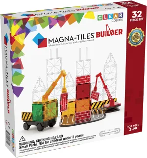 Magna Tiles Clear Color Builder 32 piece set