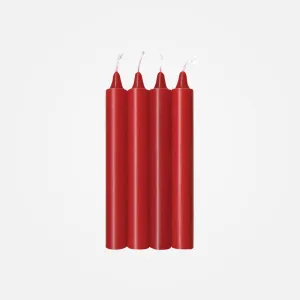 Make Me Melt Drip Candles 4 Pack Red Sensual Warm - Drip Candles