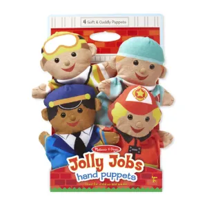 Melissa & Doug - Jolly Helpers Hand Puppets - 4 Puppets