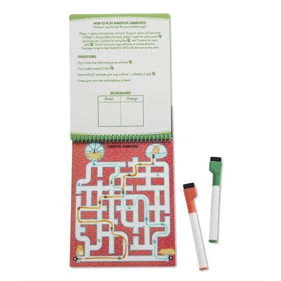 Melissa & Doug On-the-Go Wipe Off Activity Pad