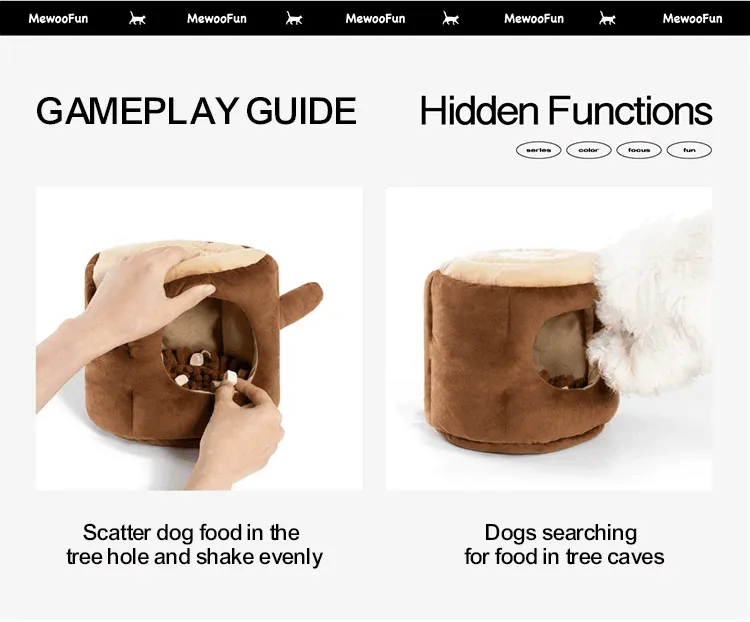 Mewoo - Woody Wildlings Snuffle Toy
