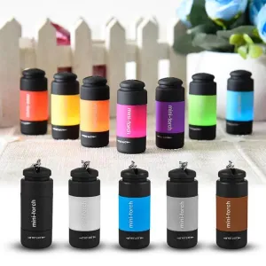 Mini LED Keychain Flashlight: Compact Waterproof Torch for Outdoor Adventures