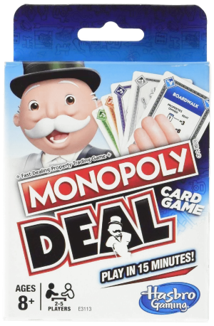 Monopoly Deal Card Game, 2 to 5 Players, for Ages 8 and Up