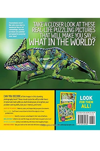 NATIONAL GEOGRAPHIC KIDS - WHAT IN THE WORLD? - FUN-TASTIC PHOTO PUZZLES FOR CURIOUS MINDS