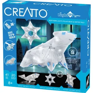 Northern Lights Polar Bear & Winter Pals Creatto