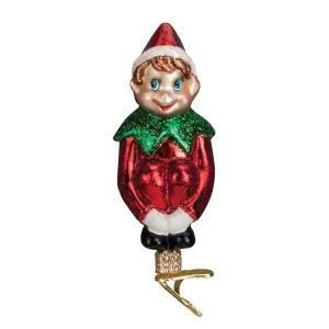 Old World Christmas Christmas Pixie With Clip Ornament