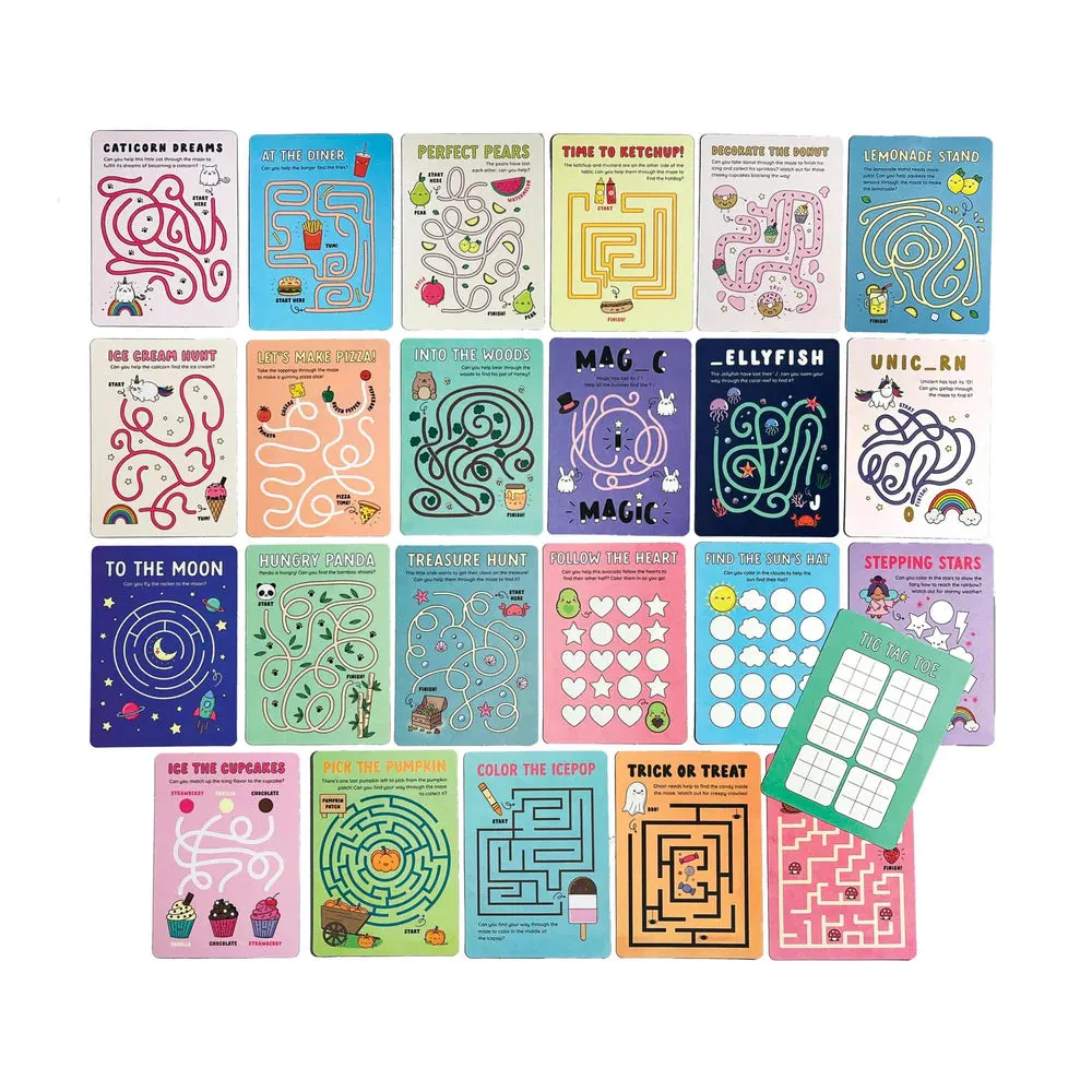Ooly Activity Cards | Mini Mazes