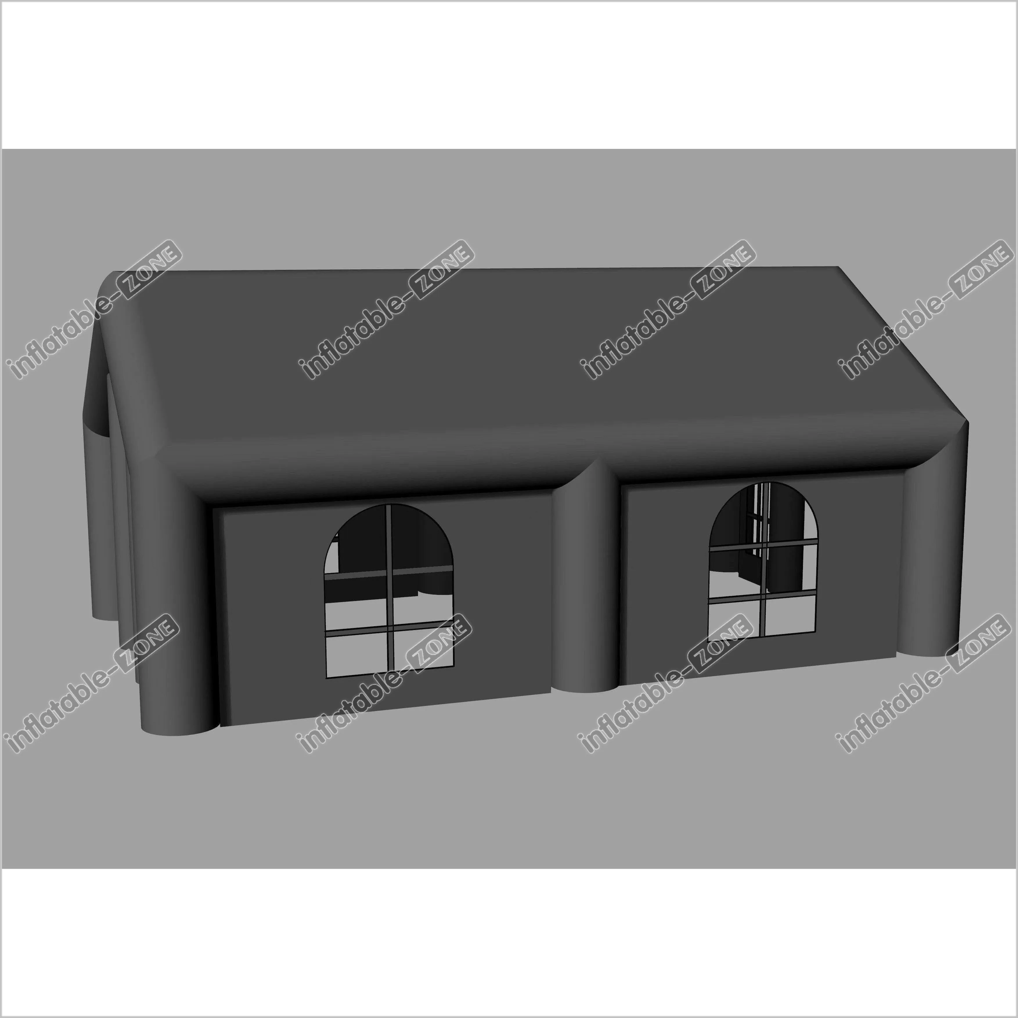 Outdoor Black Inflatable Wedding Party Tent Dining Room Inflatable Camping Tent