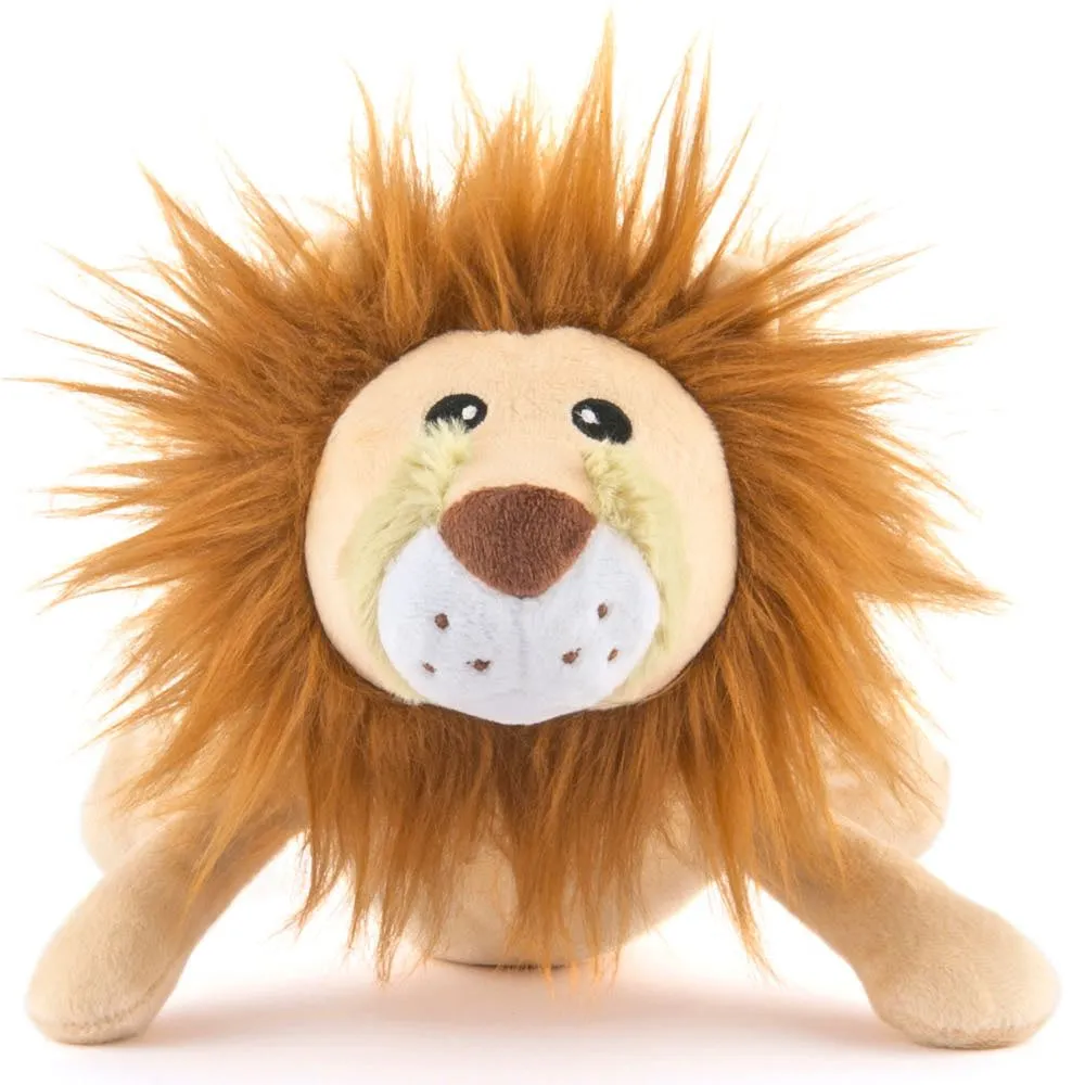 PLAY Safari Wildlife Leonard The Lion Plush Dog Toy