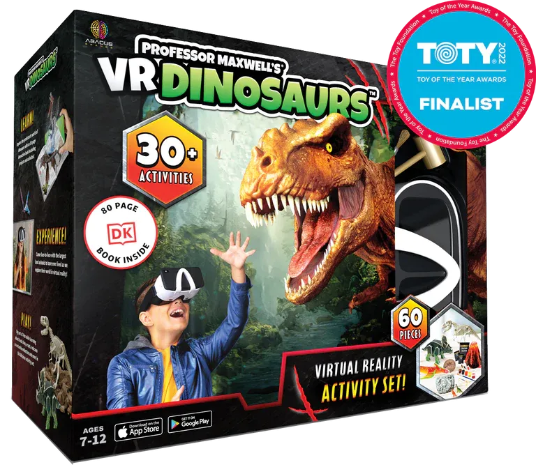 Professor Maxwell's Virtual Reality Dinosaur