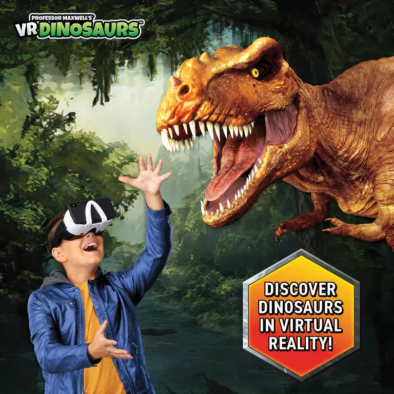 Professor Maxwell's Virtual Reality Dinosaur