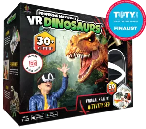 Professor Maxwell's Virtual Reality Dinosaur