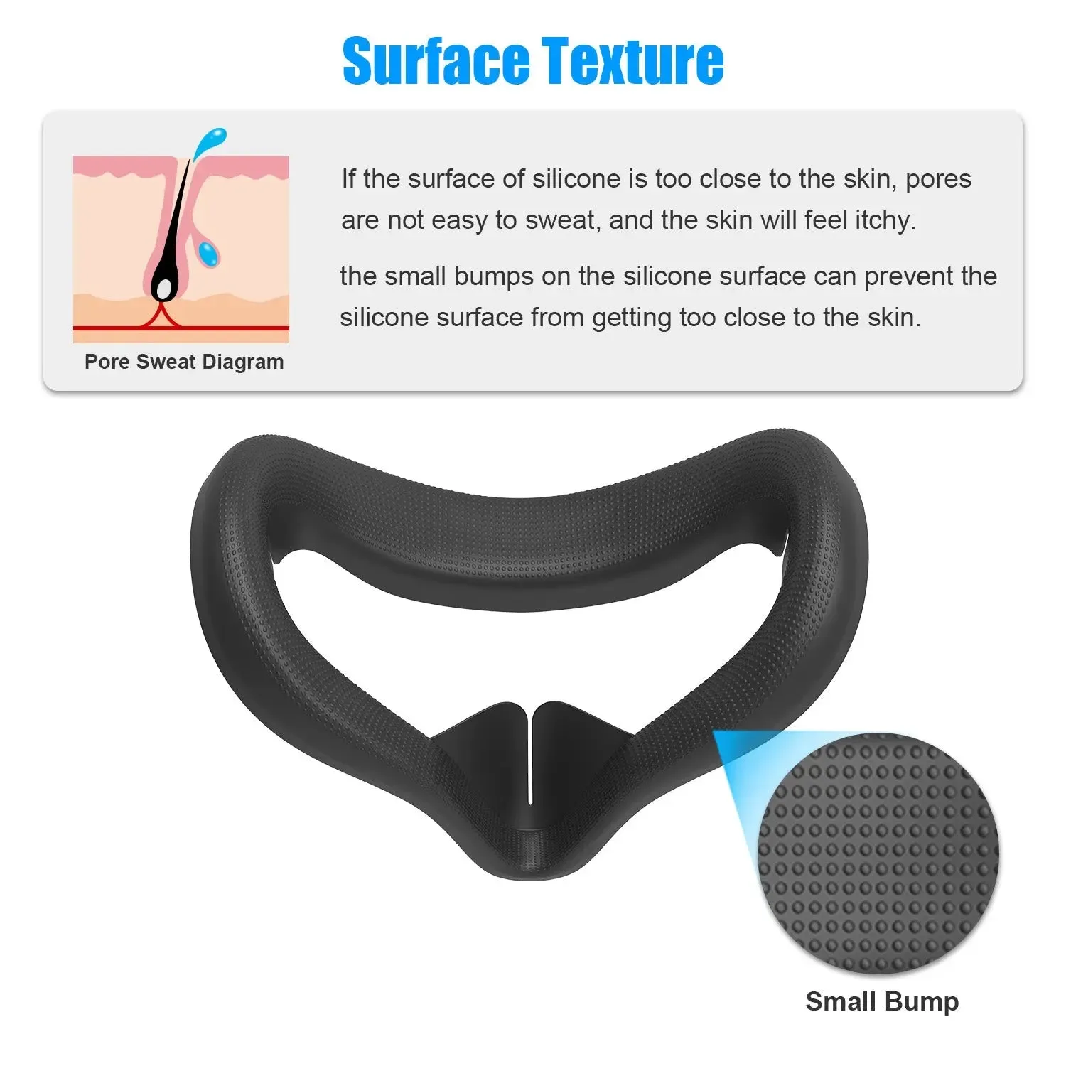 Silicone Face Cover for Quest 2
