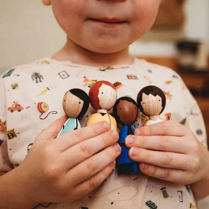 “The Community Helpers” Handmade Peg Dolls