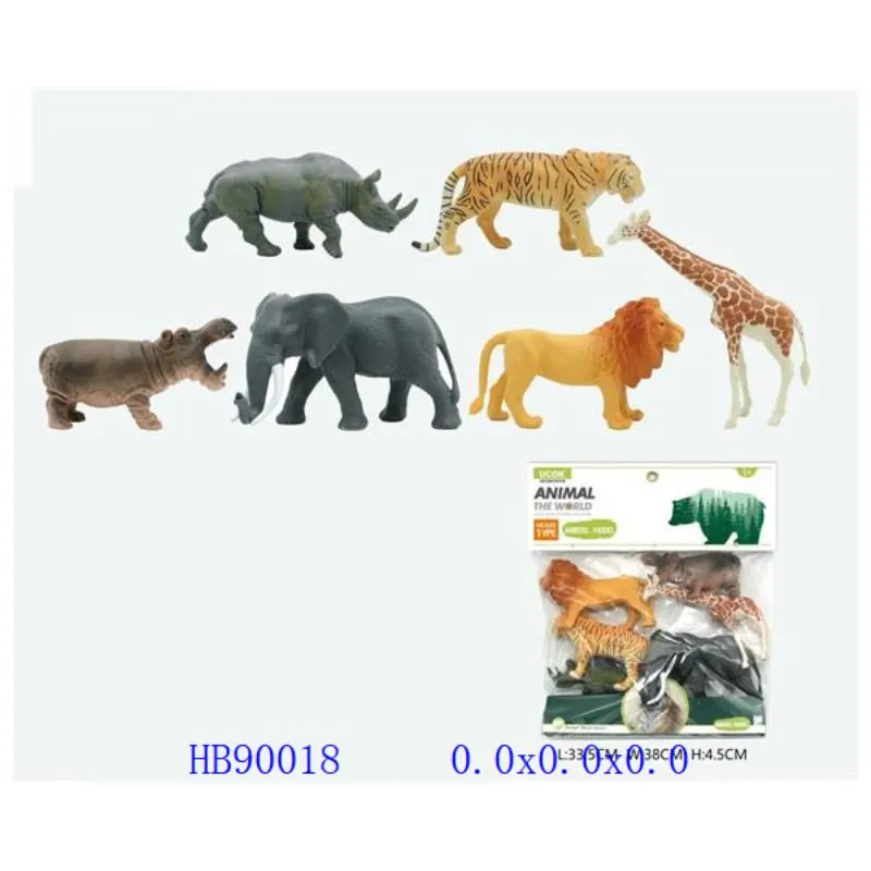 Wild Animals | Pack of 6