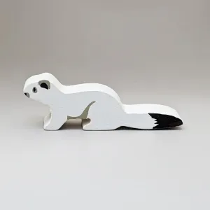 Wooden Polar Animals - White Stoat